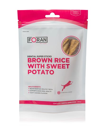 Foran Dental Super Sticks (Brown Rice & Sweet Potato)